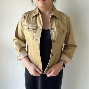 Cotton Short Trench Jacket
